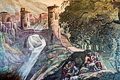 Tivoli, affreschi del palazzo di villa d'Este. 